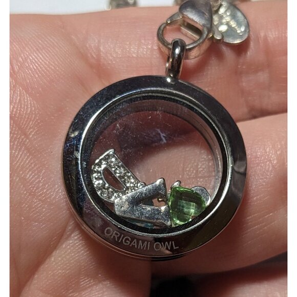 Origami Owl Silver Floating Locket Necklace - Picture 4 of 9